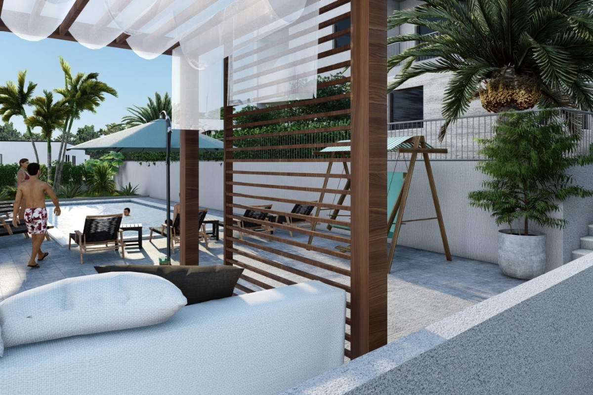 Appartamento in un nuovo edificio a Ciovo con vista mare