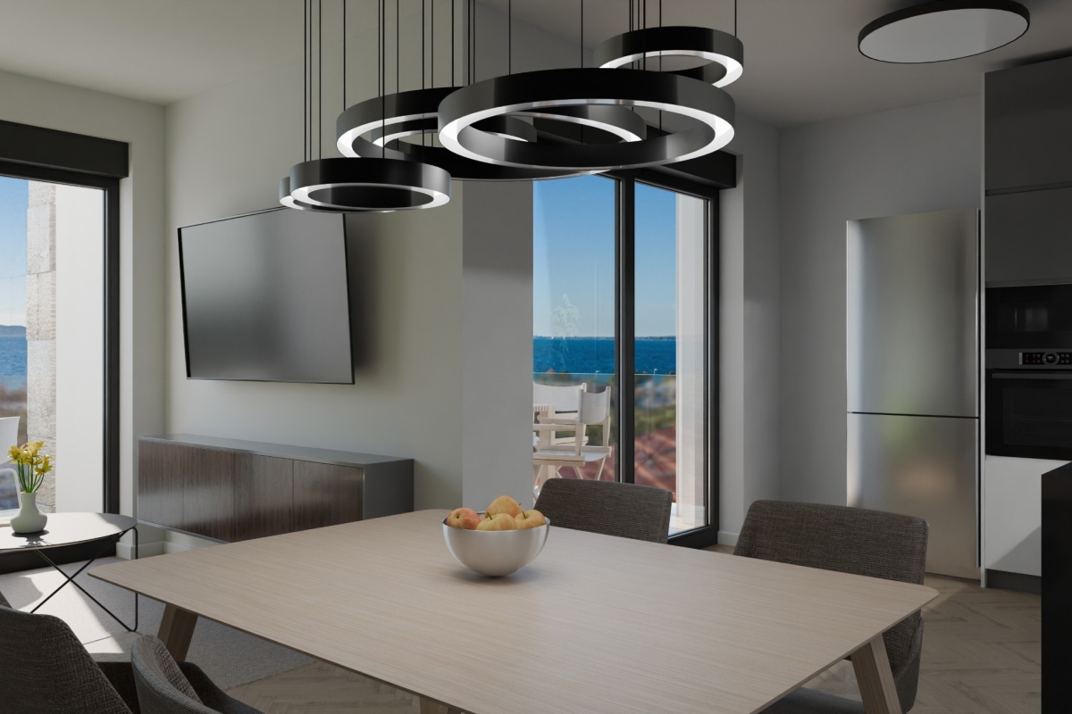 Ampio appartamento duplex con vista mare