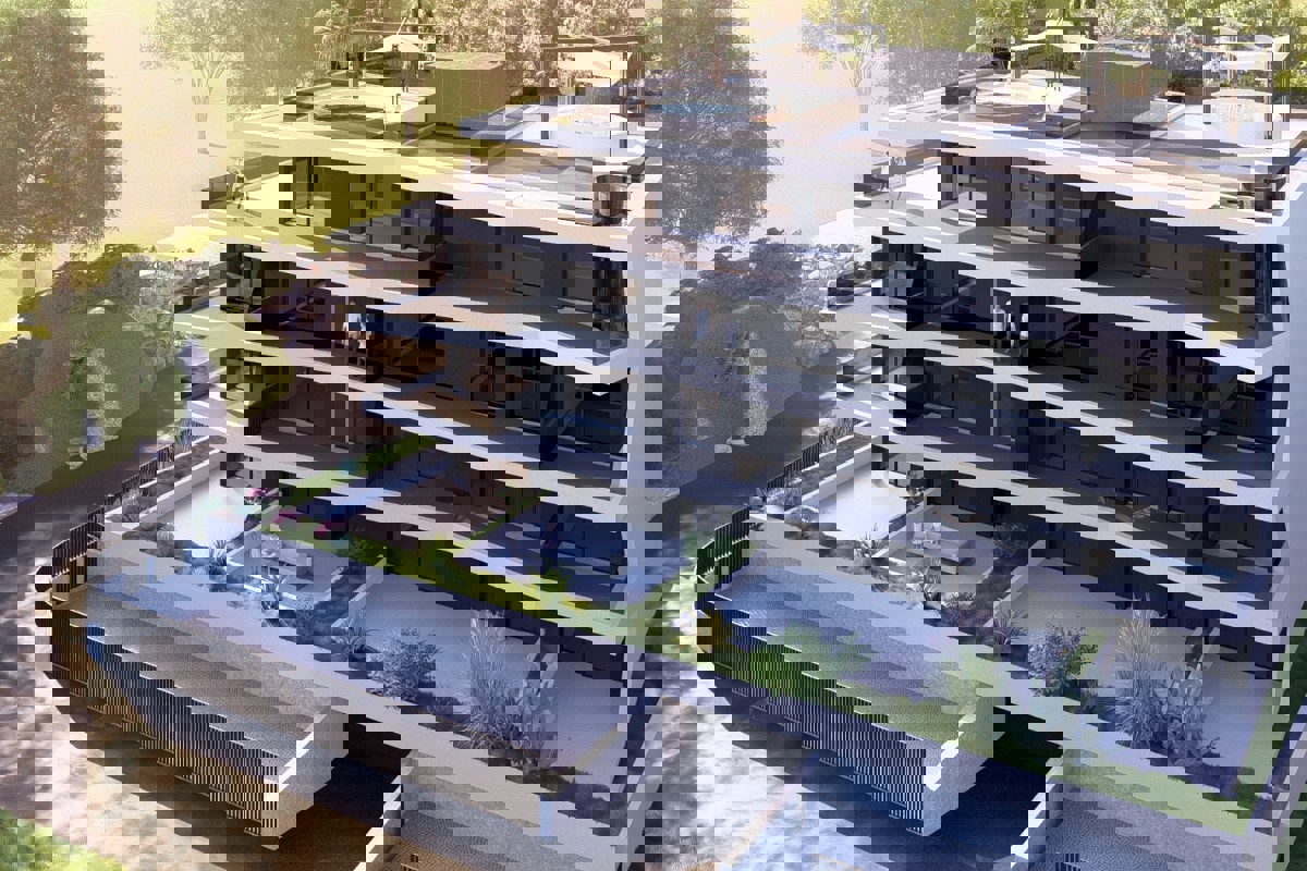 Ampio appartamento con tre camere da letto in un nuovo edificio