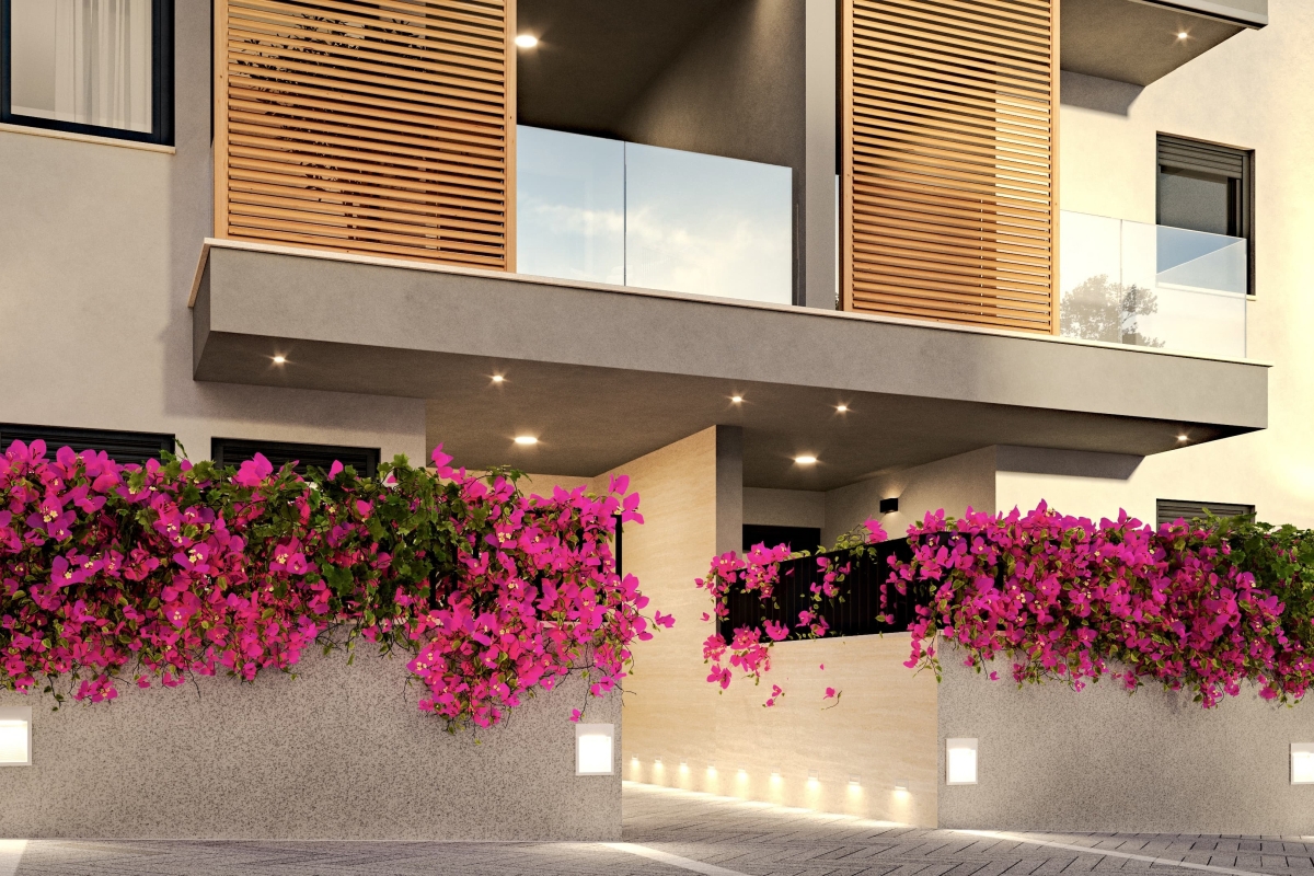 Appartamento con tre camere da letto in un nuovo edificio al secondo piano