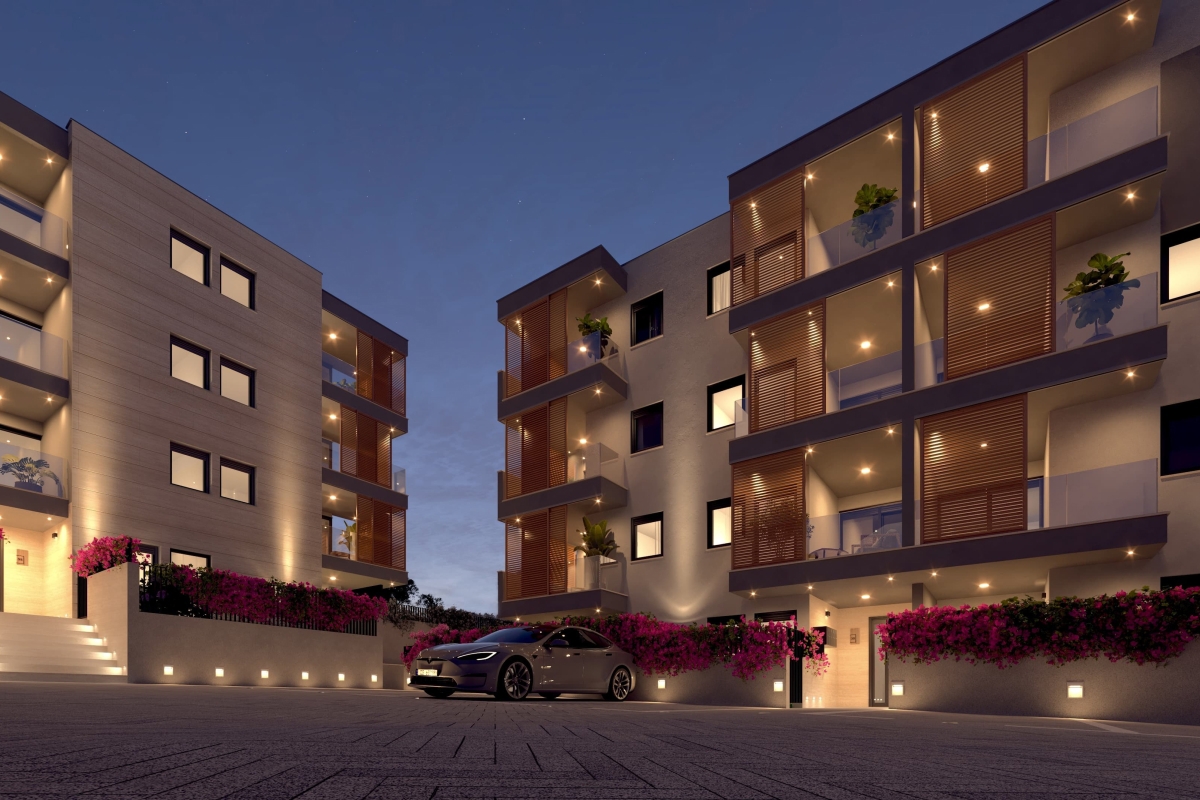 Appartamento di alta qualità con tre camere da letto in un nuovo edificio