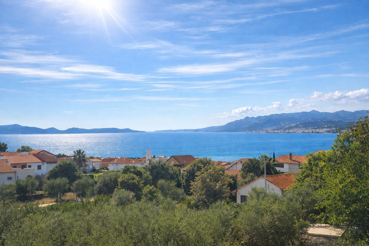 Casa con vista mare