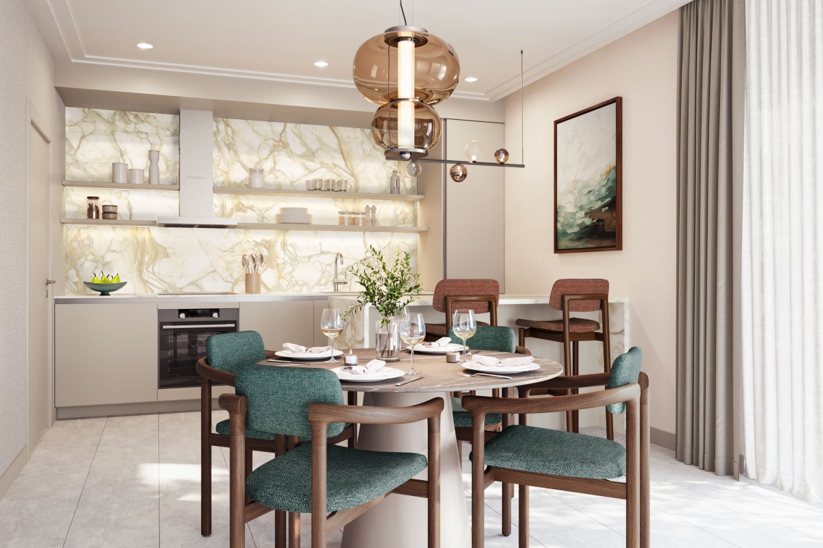 Appartamento con due camere da letto e studio in prima fila sul mare