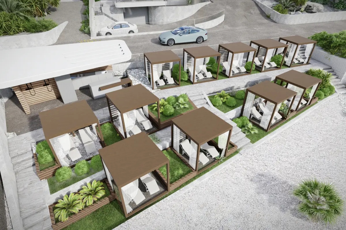 Appartamento di lusso con giardino in prima fila sul mare