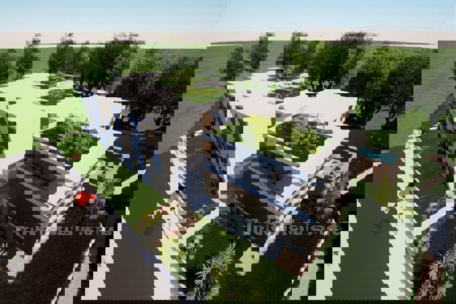 Nuovo edificio di lusso con piscina