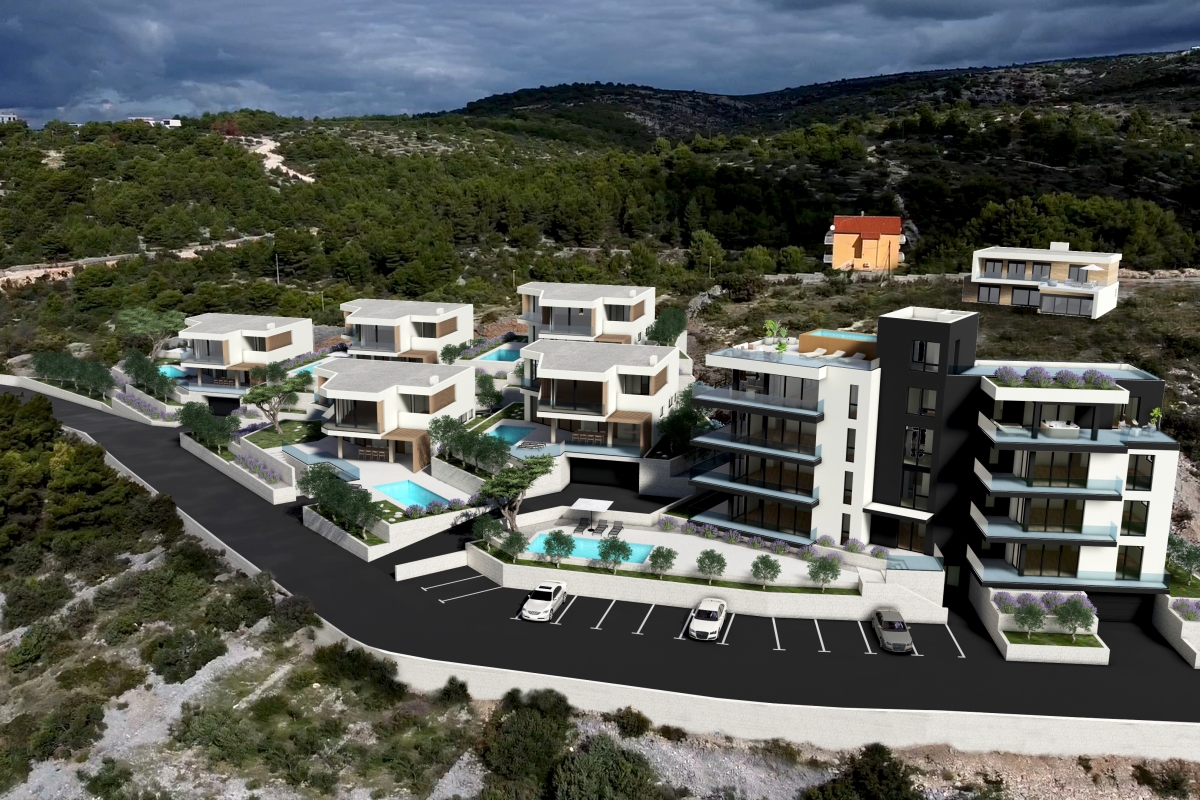 Appartamento di lusso in un nuovo complesso con vista mare