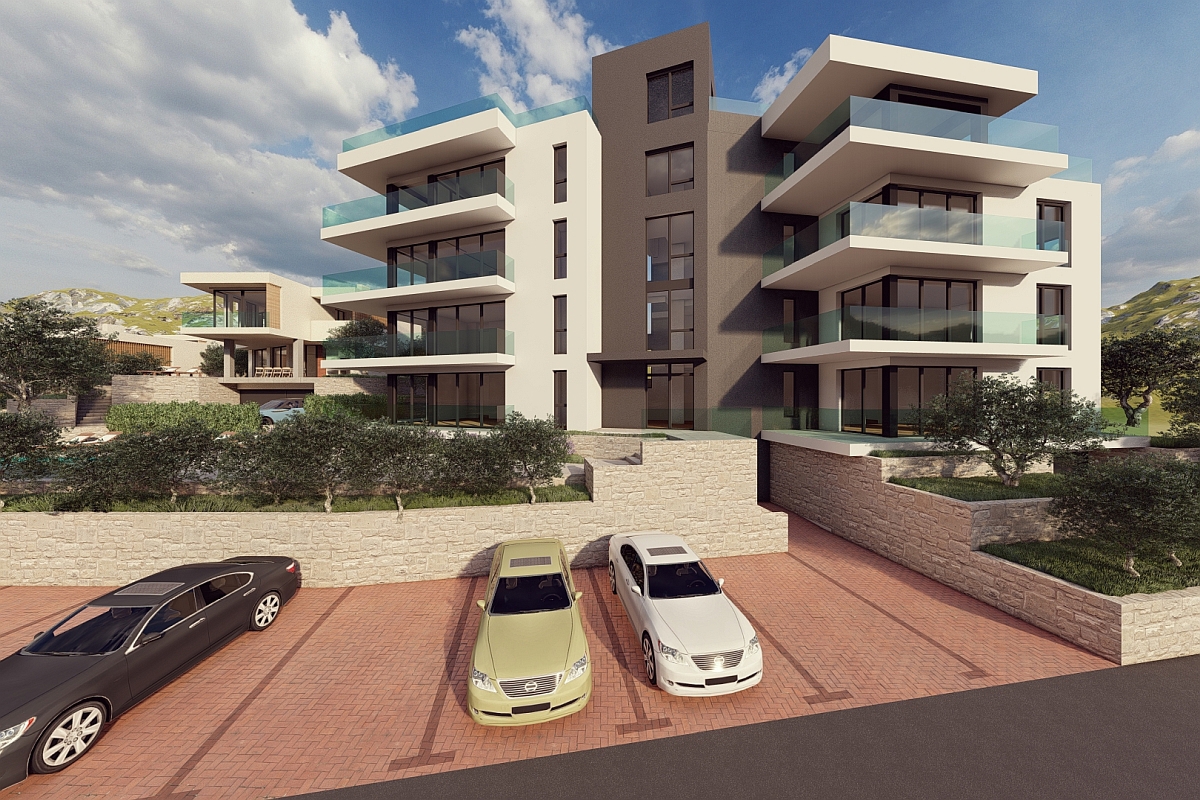 Appartamento di lusso in un nuovo complesso con vista mare