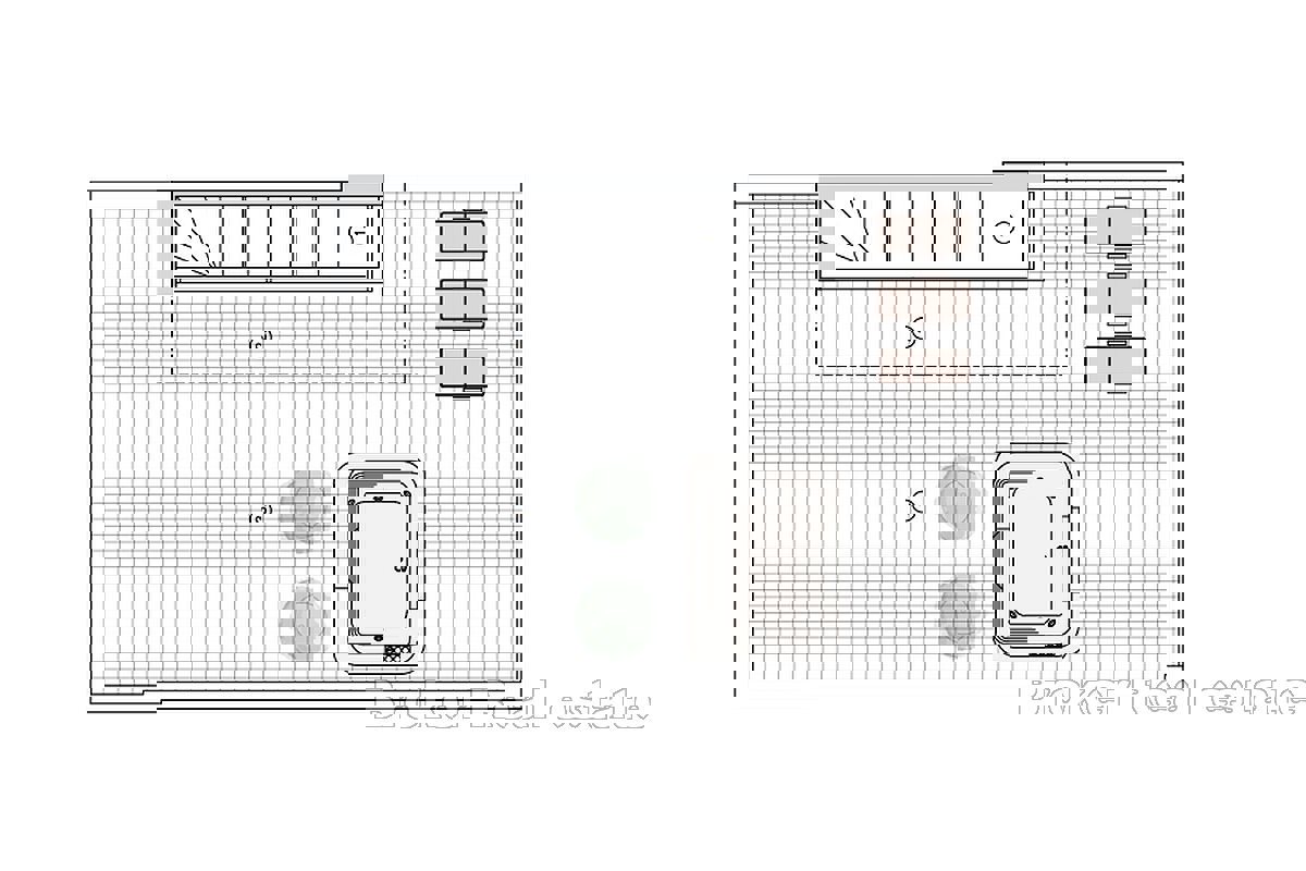 Casa di nuova costruzione in fila con vista aperta sul mare