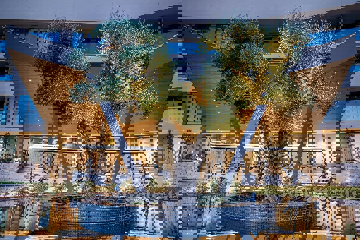 Villa moderna all'interno di un resort di lusso