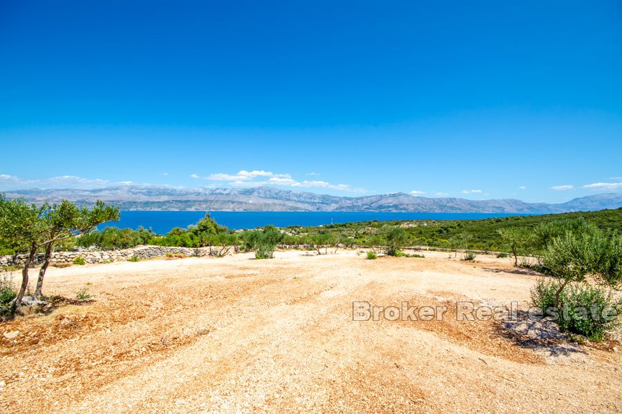 Terreno con vista mare e costa