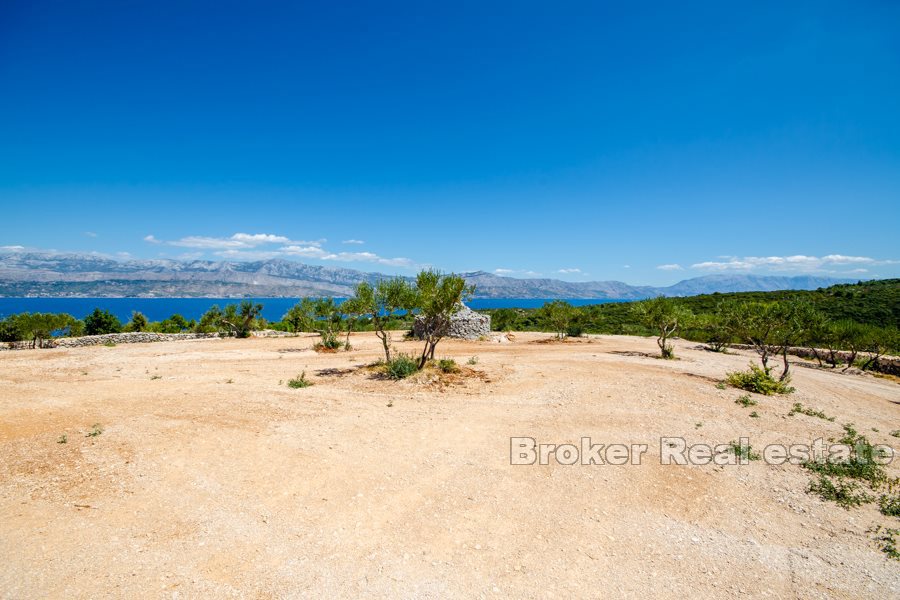 Terreno con vista mare e costa