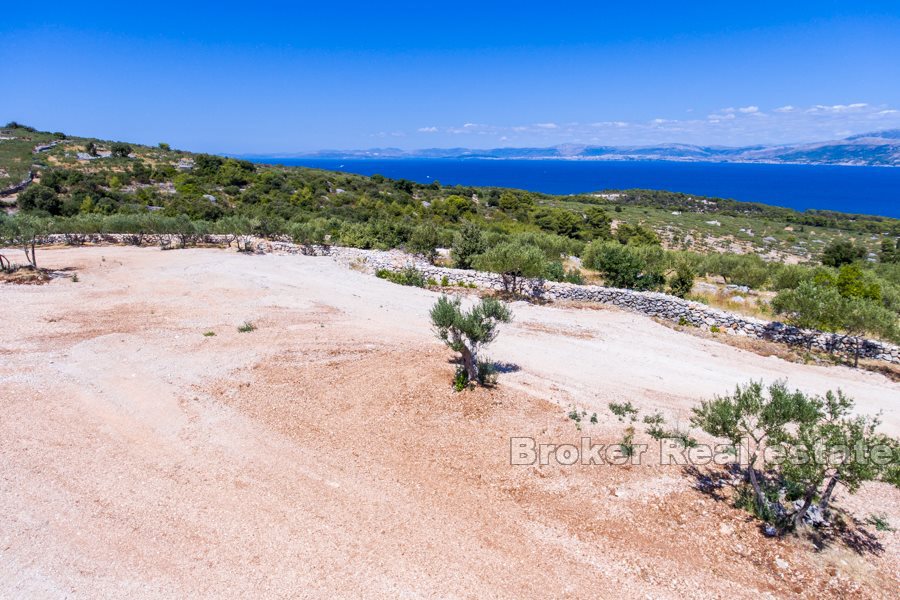 Terreno con vista mare e costa