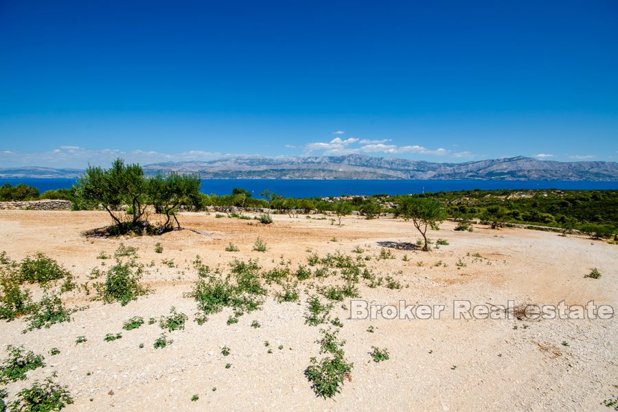 Terreno con vista mare e costa