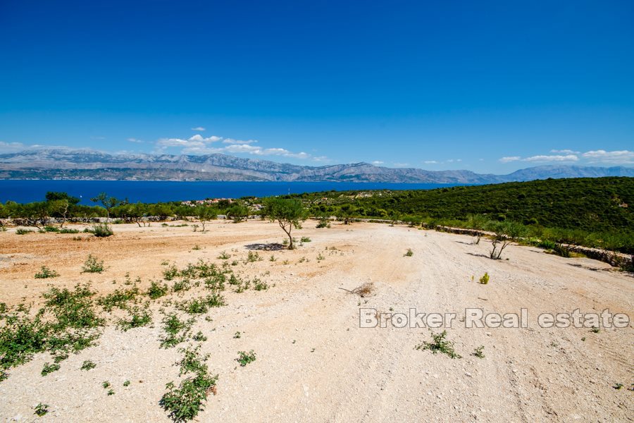 Terreno con vista mare e costa