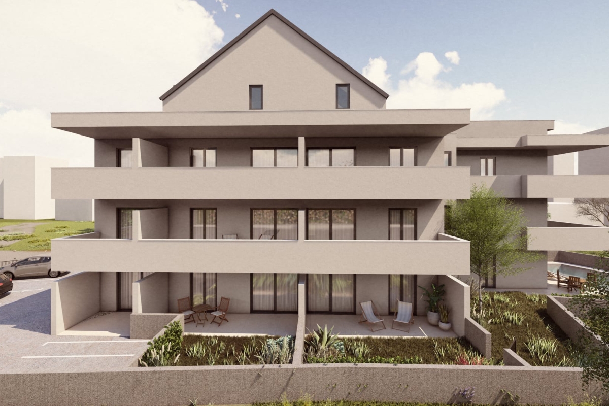 Attico di lusso con piscina privata e vista mare