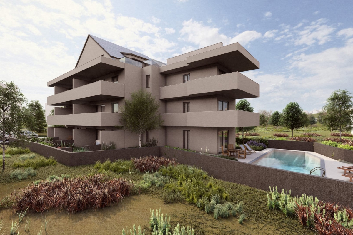 Attico di lusso con piscina privata e vista mare