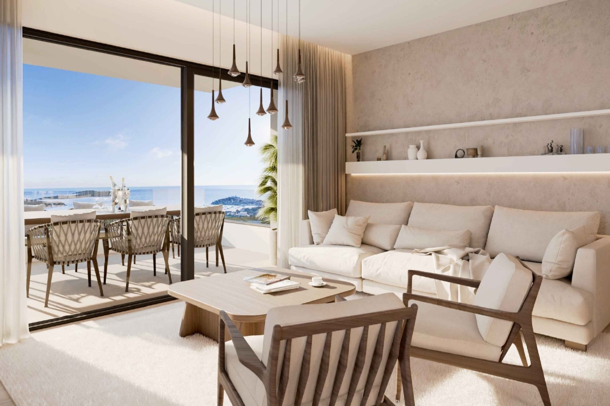 Appartamento unico in un nuovo edificio con vista mare