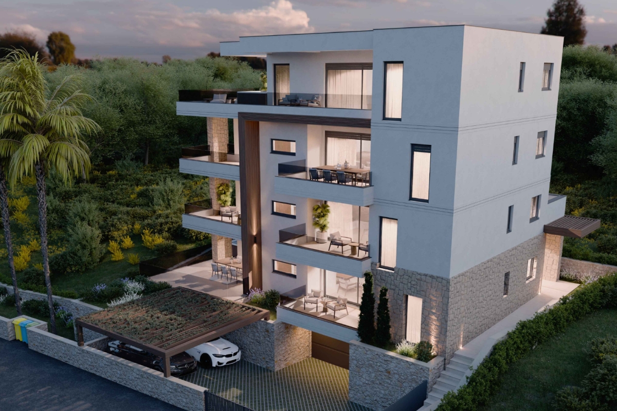 Appartamento unico in un nuovo edificio con vista mare
