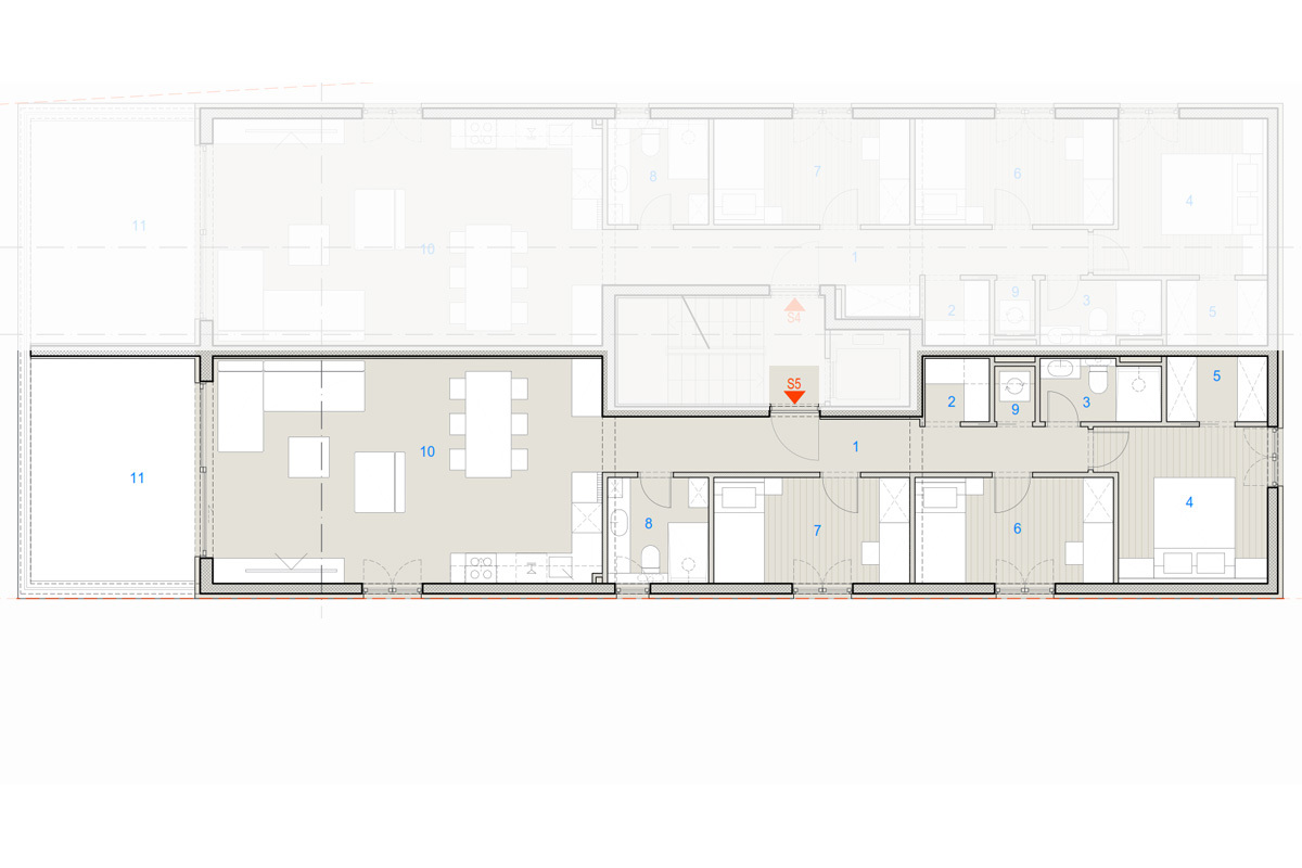 Esclusivo appartamento con tre camere da letto in prima fila sul mare - Ovest, S5