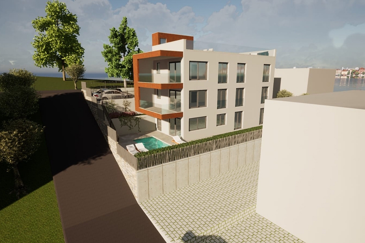 Ampio appartamento con piscina e giardino