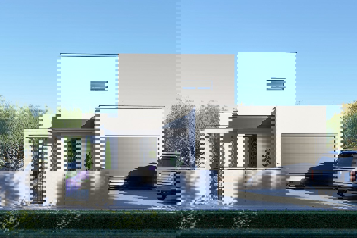 Villa moderna con vista panoramica sul mare