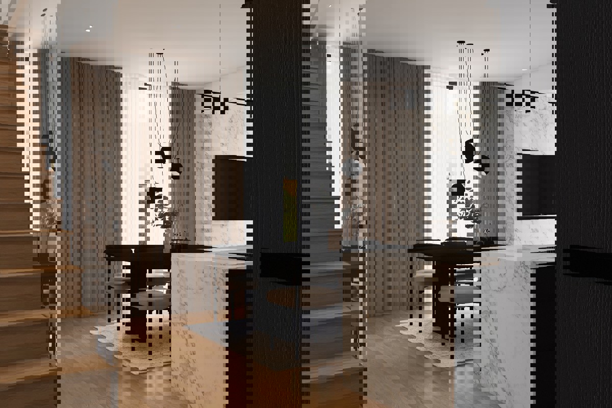 Villa moderna con vista panoramica sul mare