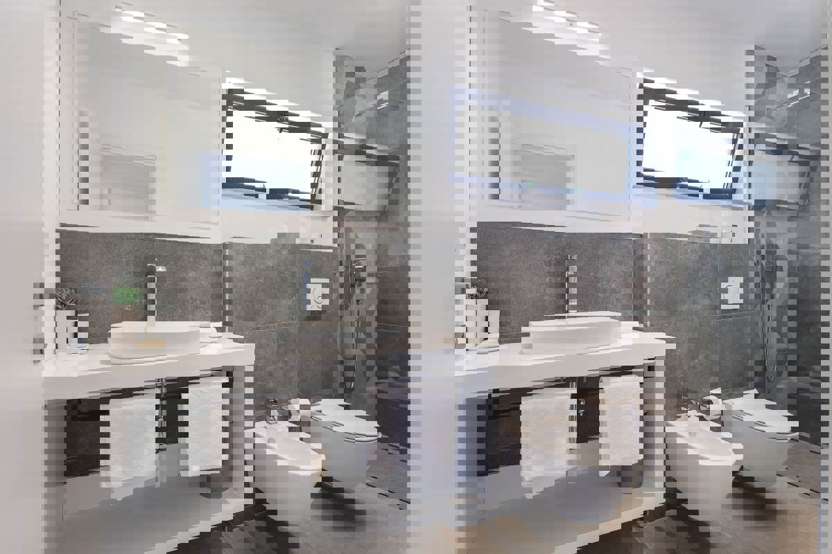 Villa con piscina e vista sul Golfo del Quarnero