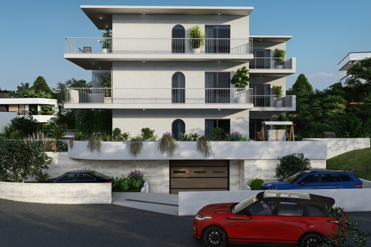 Appartamento di nuova costruzione a Ciovo con vista mare