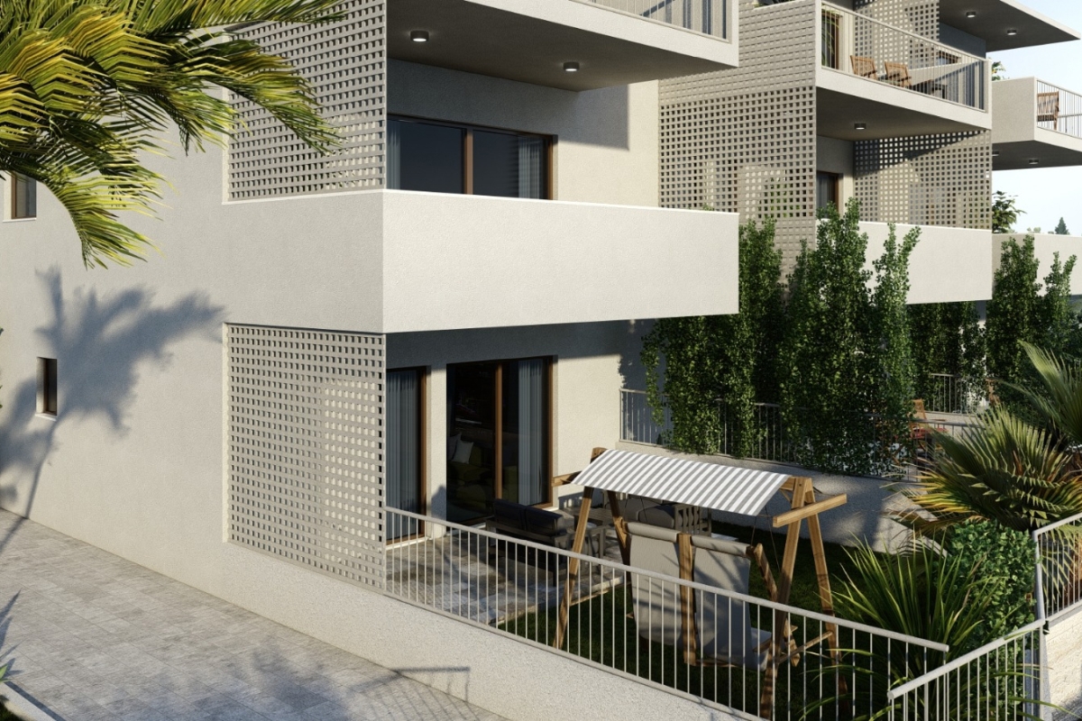 Appartamento di nuova costruzione a Ciovo con vista mare