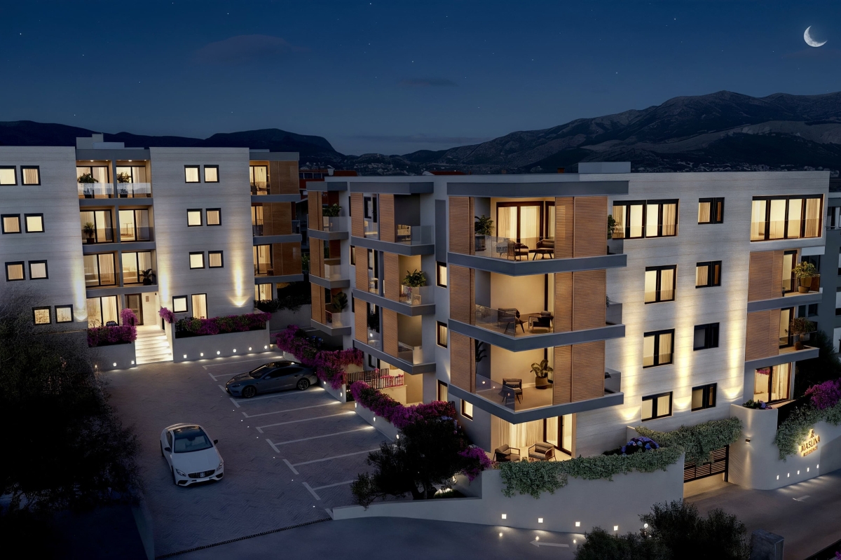 Appartamento con due camere da letto in un nuovo edificio in posizione tranquilla