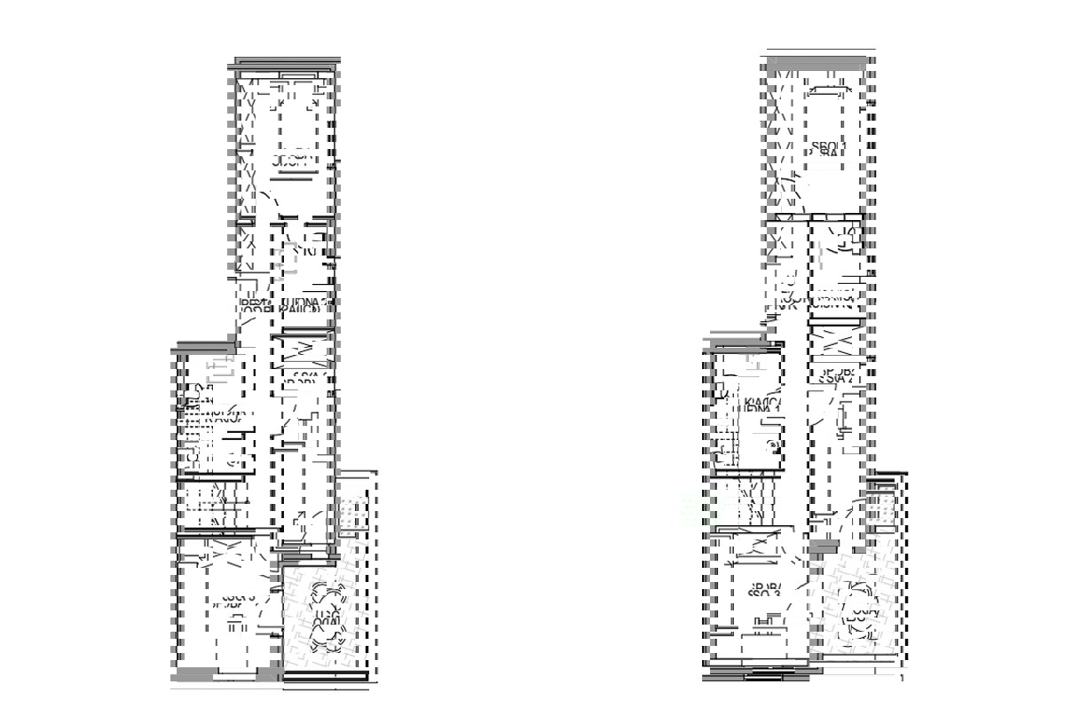Attico con vista mare aperto