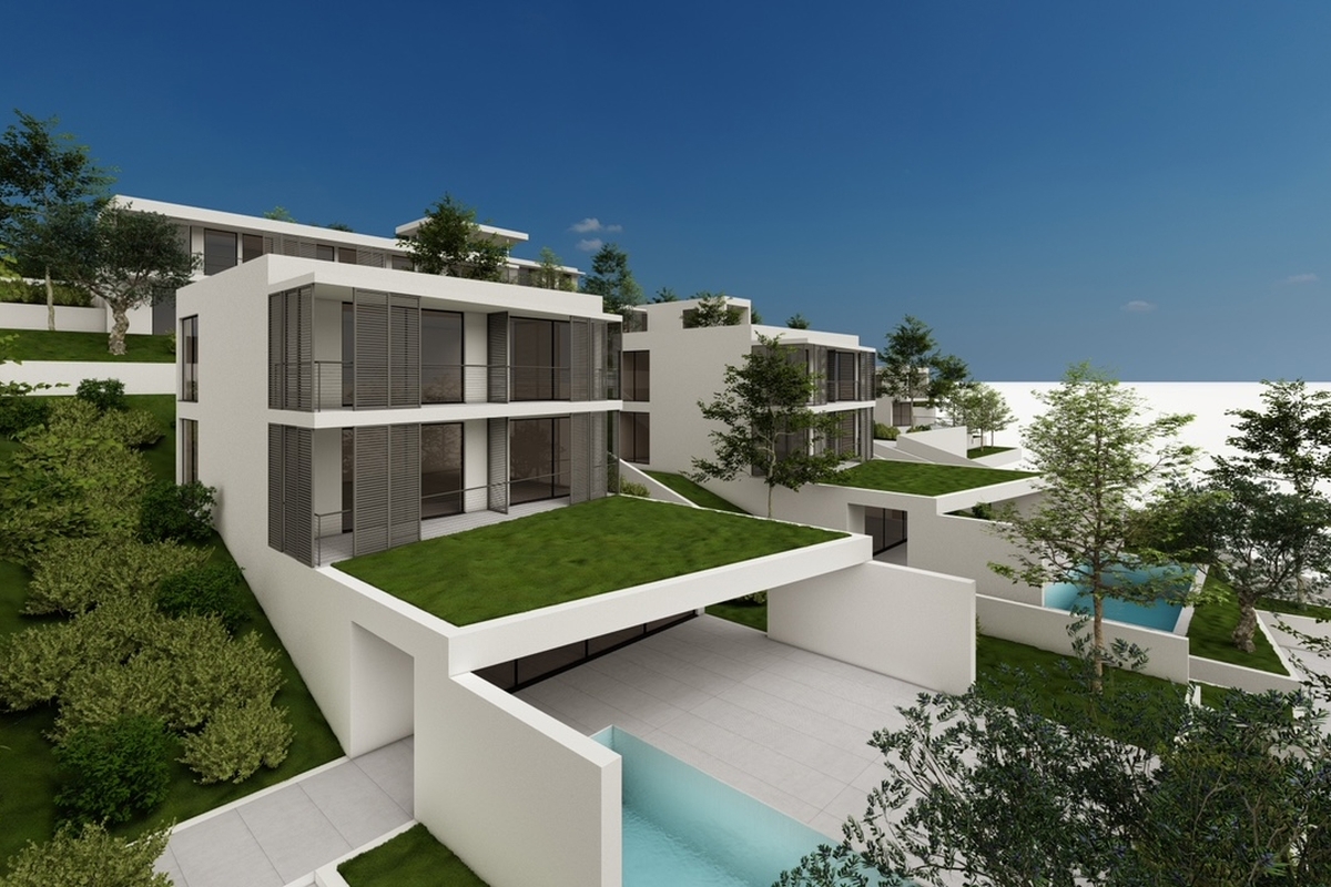 Terreno con vista mare e permesso di costruire una villa