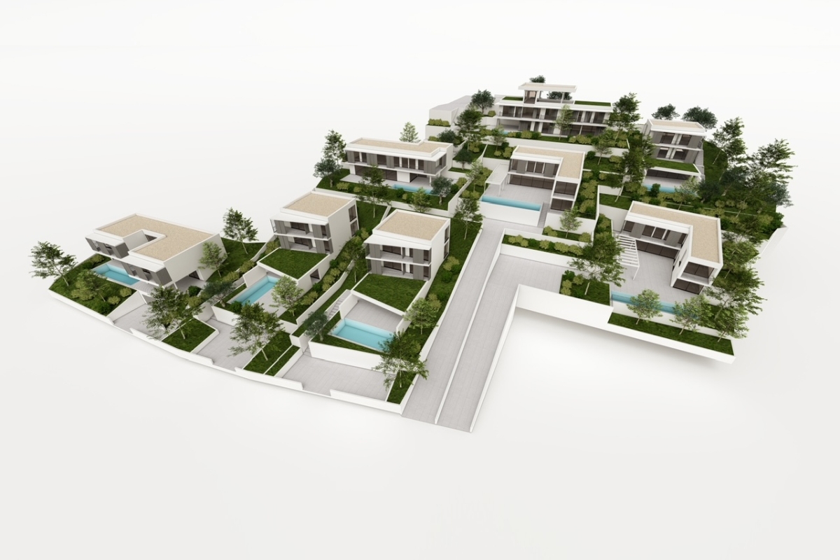 Terreno con vista mare e permesso di costruire una villa