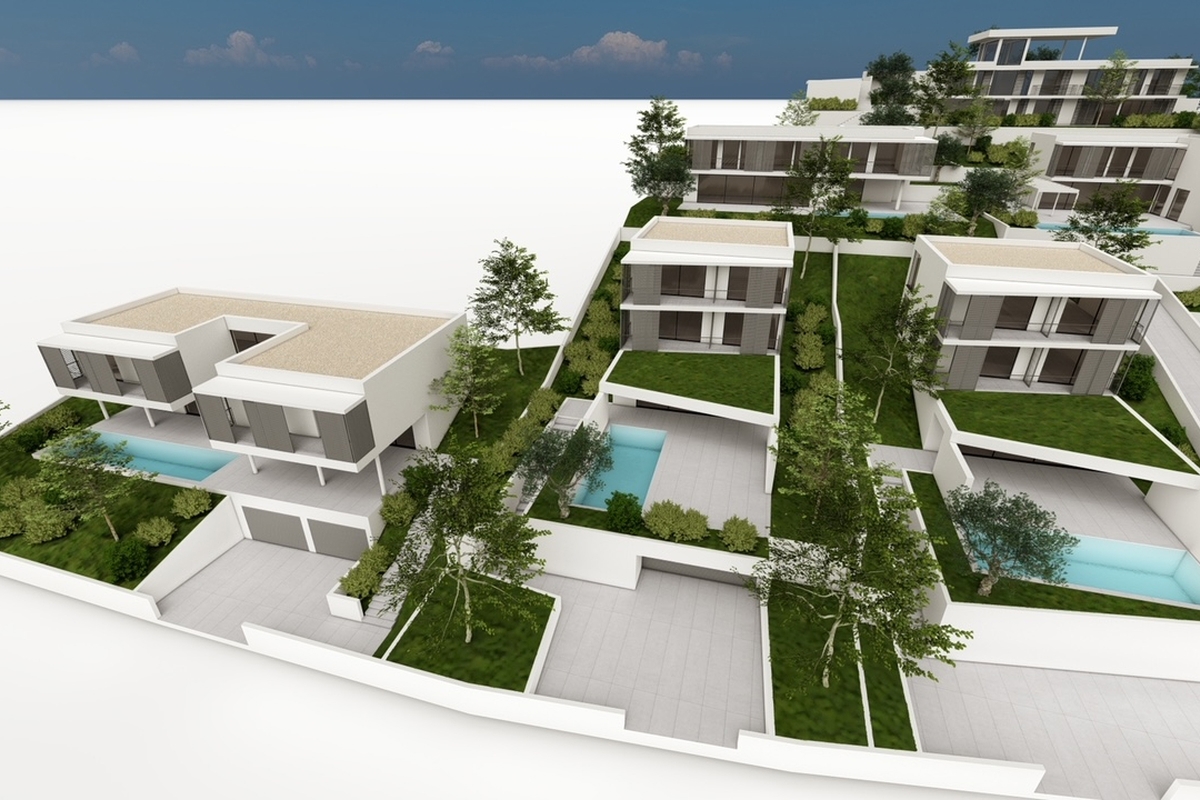 Terreno con vista mare e permesso di costruire una villa