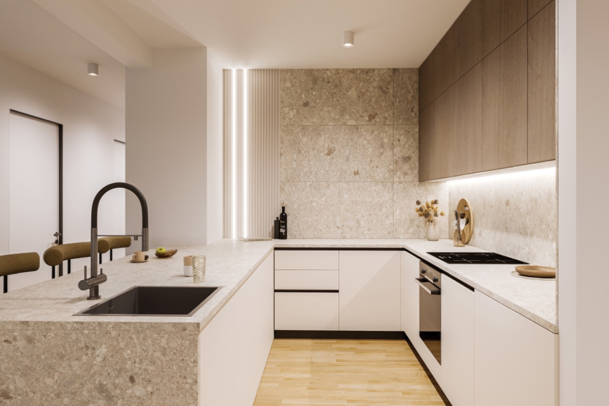 Appartamento con tre camere da letto in una posizione unica