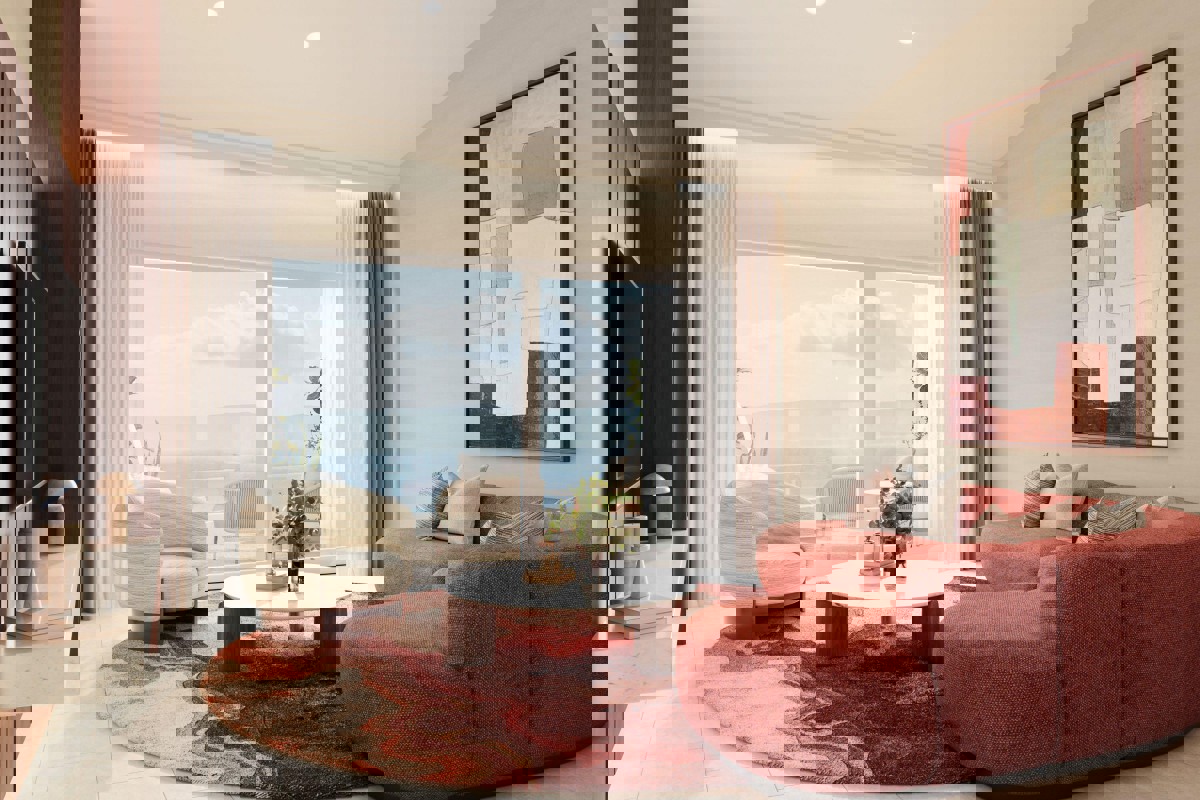 Appartamento con due camere da letto in prima fila sul mare