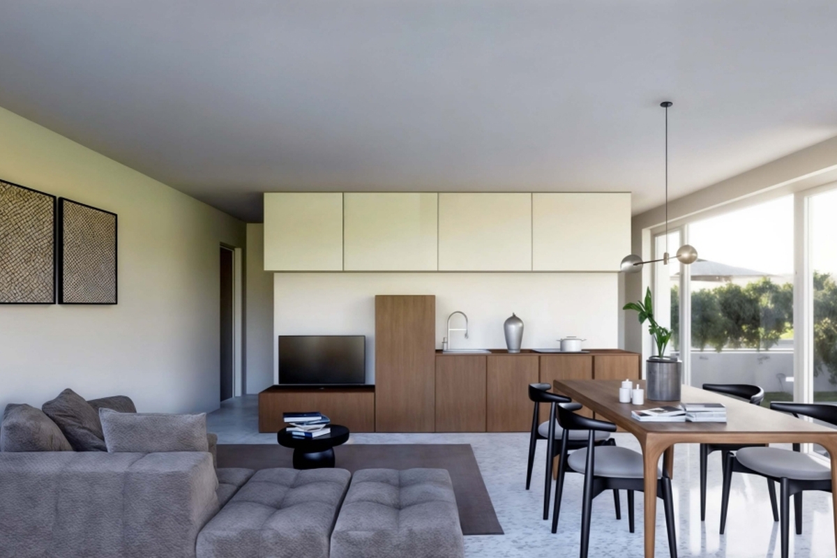 Appartamento con vista mare in un nuovo edificio