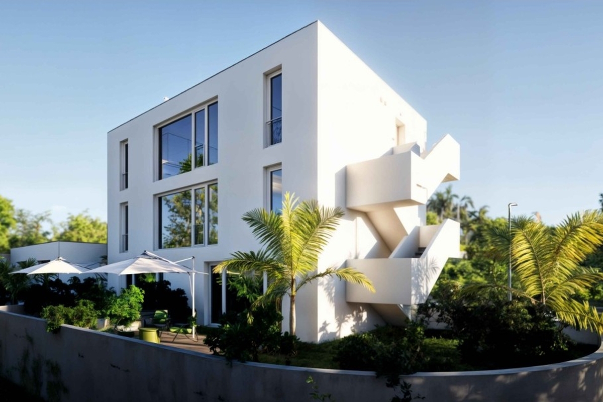 Appartamento con vista mare in un nuovo edificio