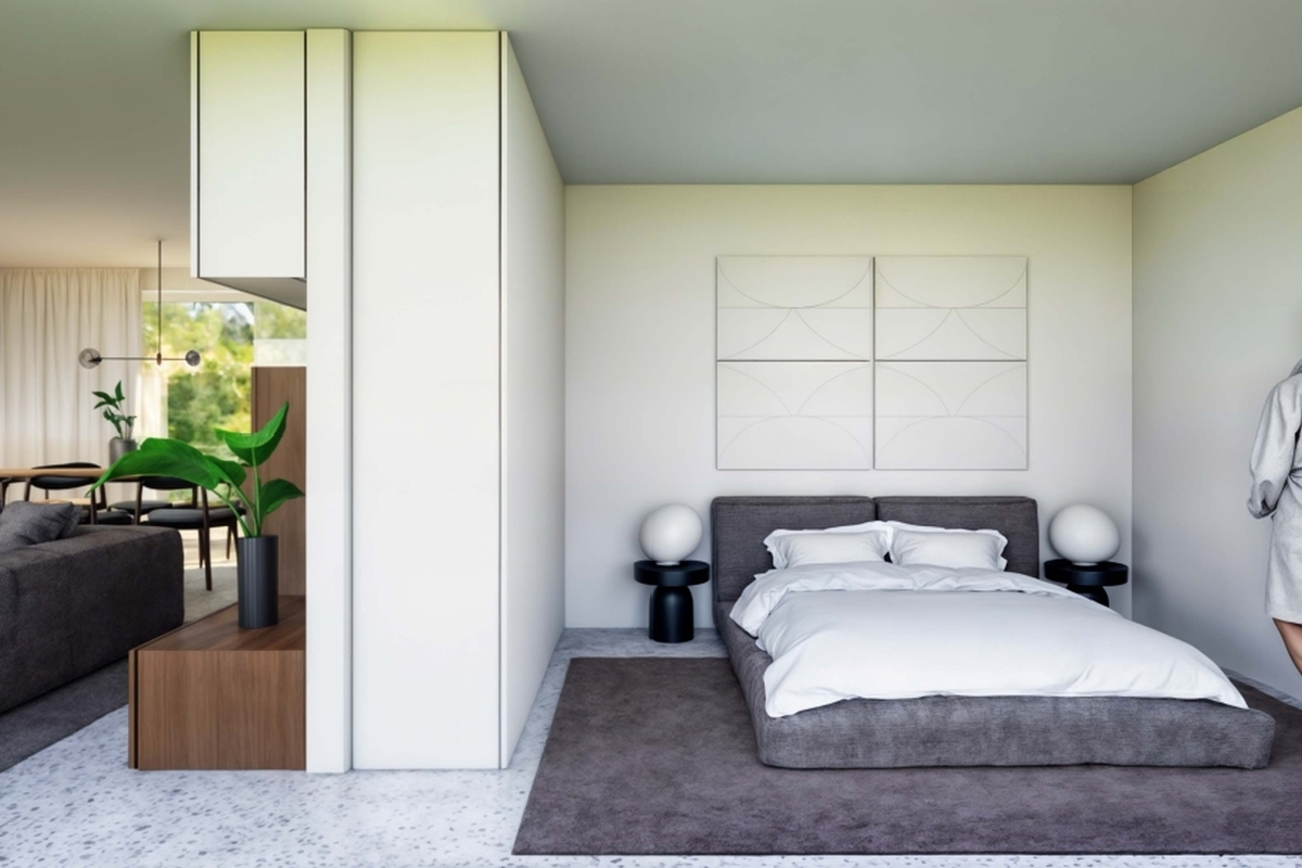 Appartamento con vista mare in un nuovo edificio