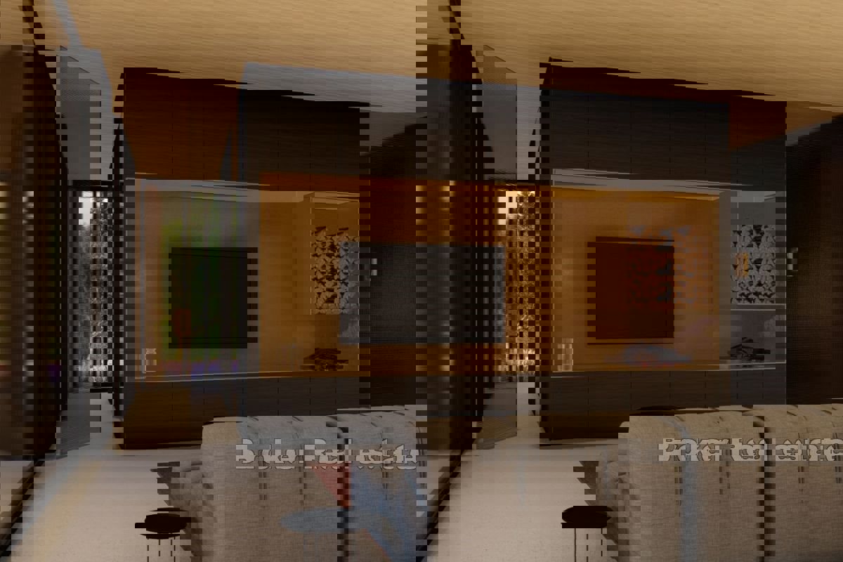 Terreno attraente con un progetto con vista aperta sul mare