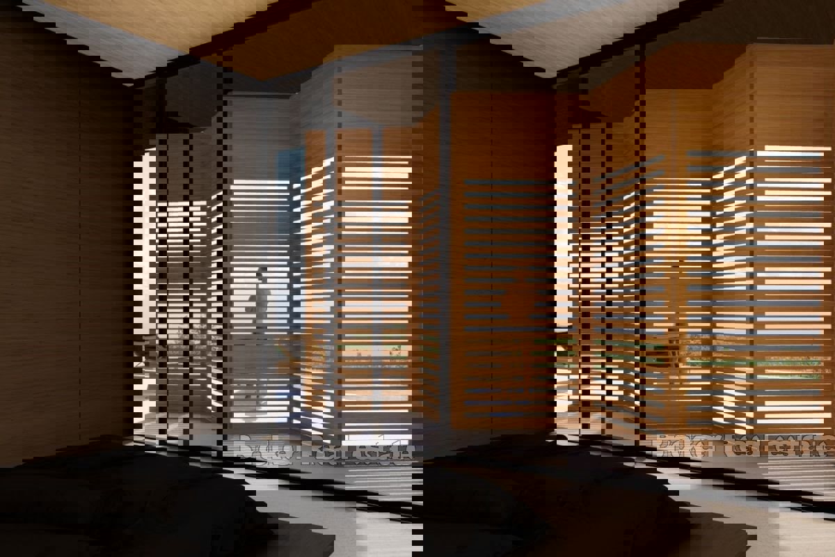 Terreno attraente con un progetto con vista aperta sul mare