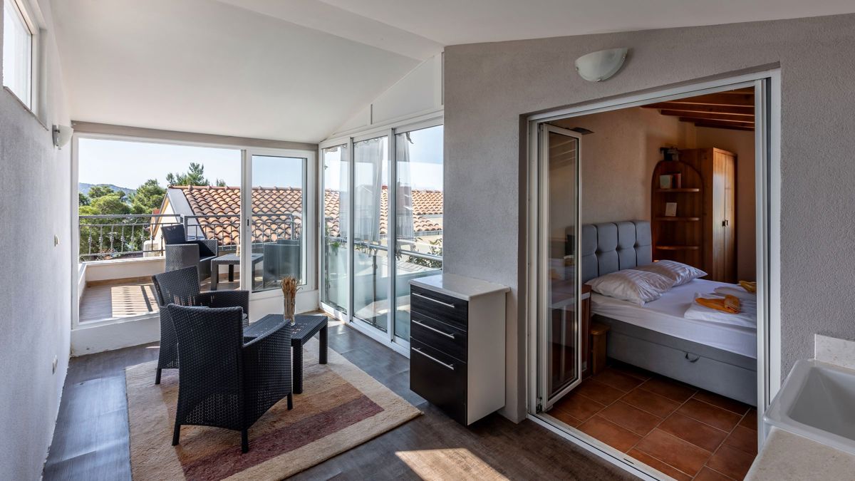 Villa con vista mare aperta