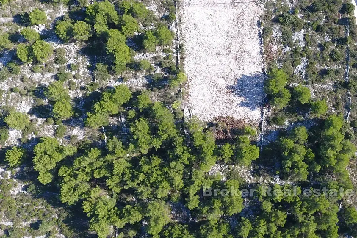 Un terreno spazioso con vista panoramica sul mare