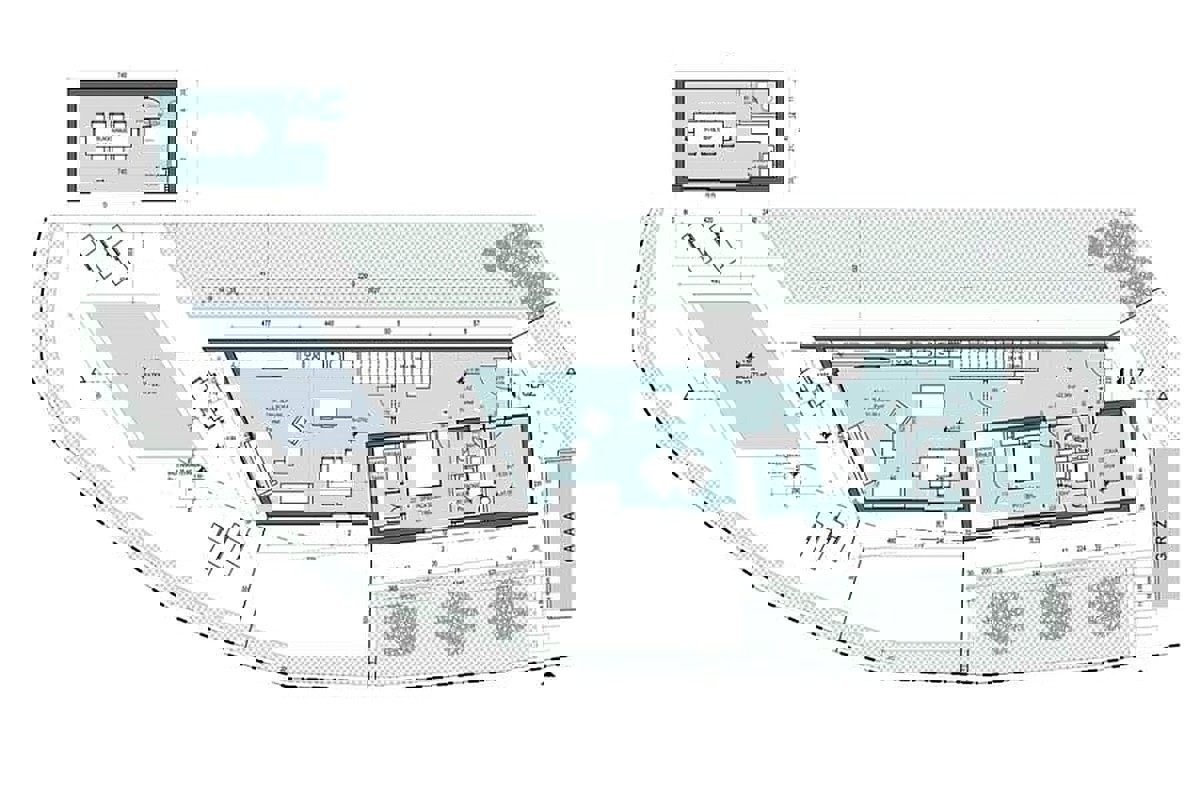 Villa moderna con piscina vicino a Spalato