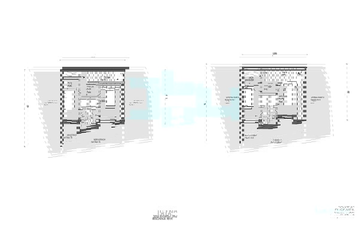 Villa moderna con piscina vicino a Spalato