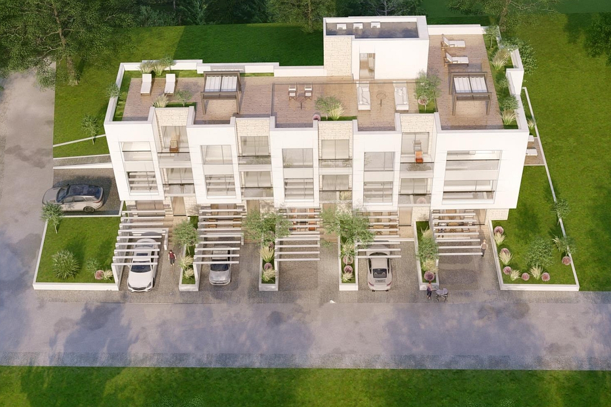 Appartamento moderno con terrazza sul tetto e parcheggio