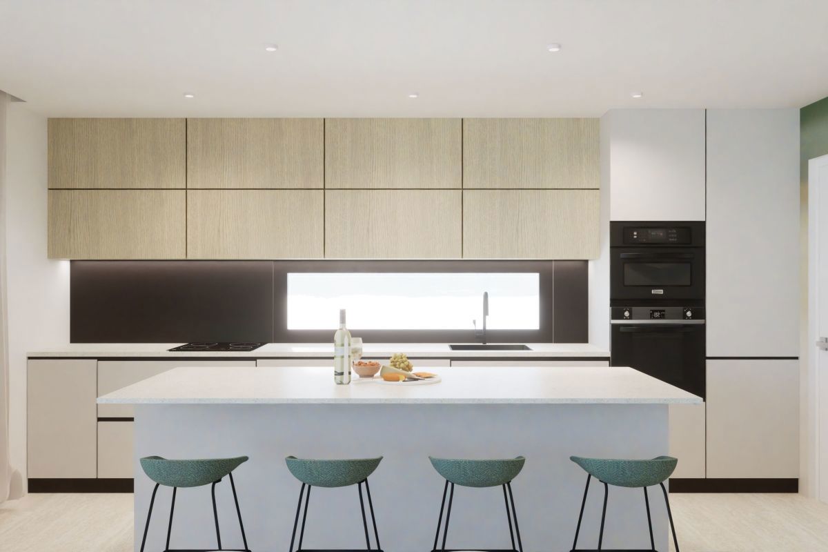 Lussuoso appartamento con piscina in prima fila sul mare