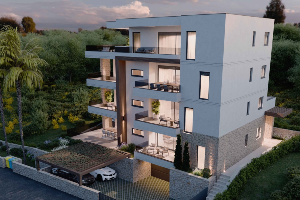 Moderno appartamento con vista mare in un nuovo edificio