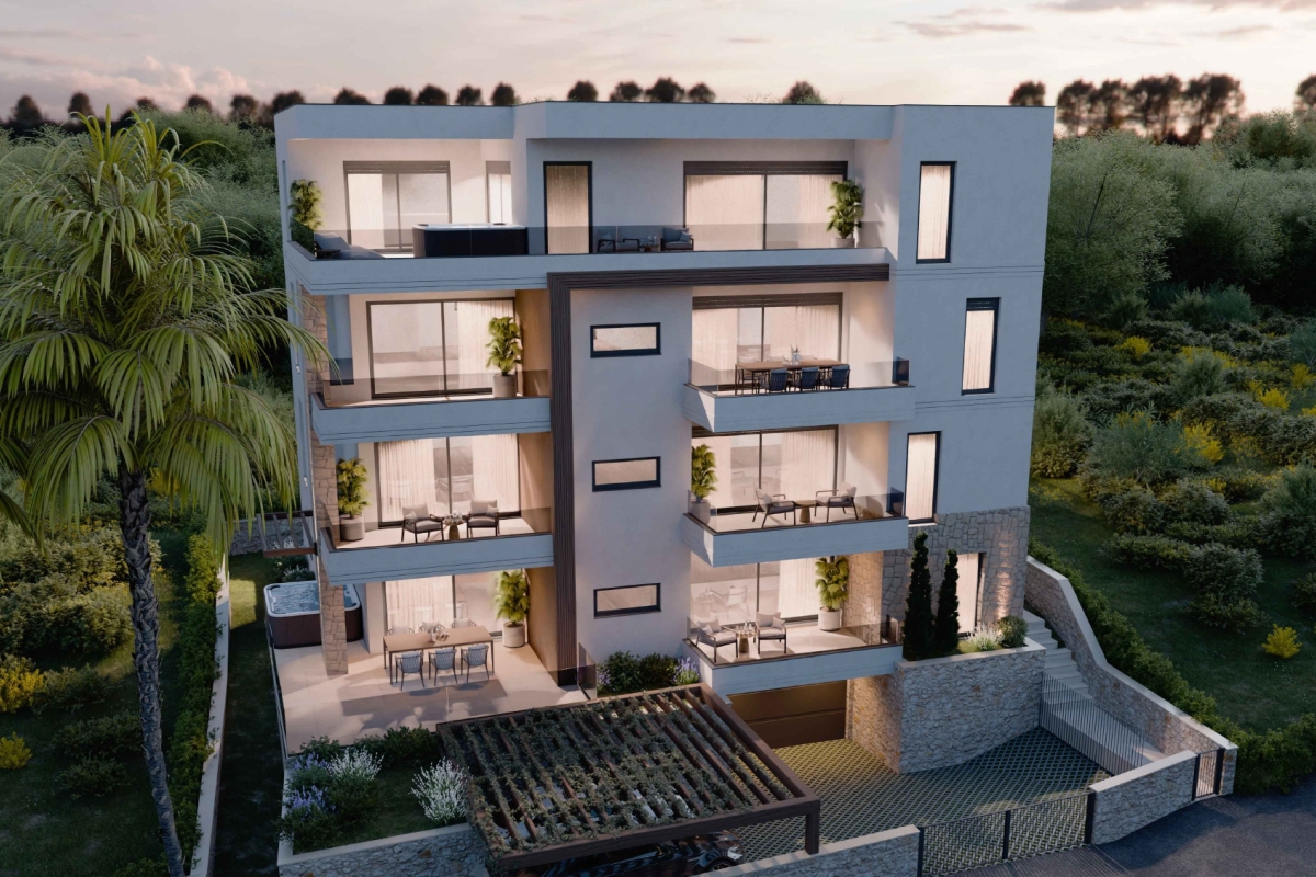 Moderno appartamento con vista mare in un nuovo edificio