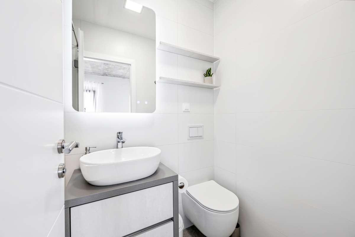 Villa moderna con vista mare aperta